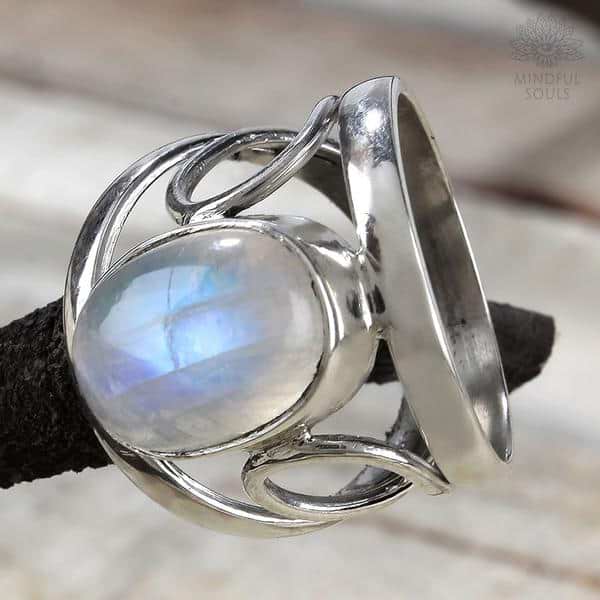 Feminine Power Moonstone Ring