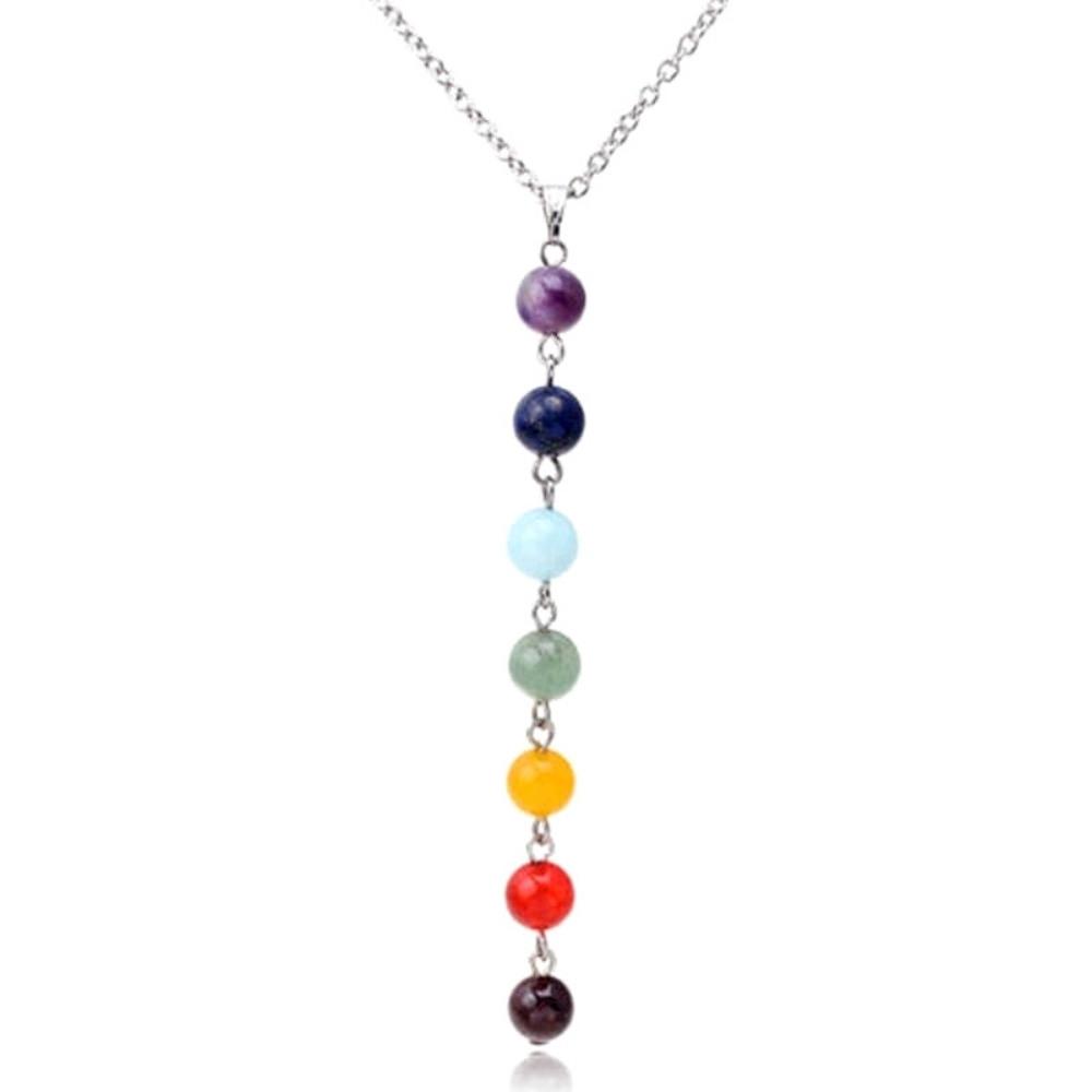 Reiki 7 Chakra Beaded Necklace