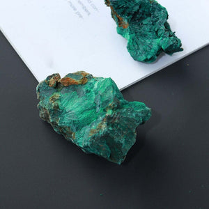Raw Green Malachite Stones