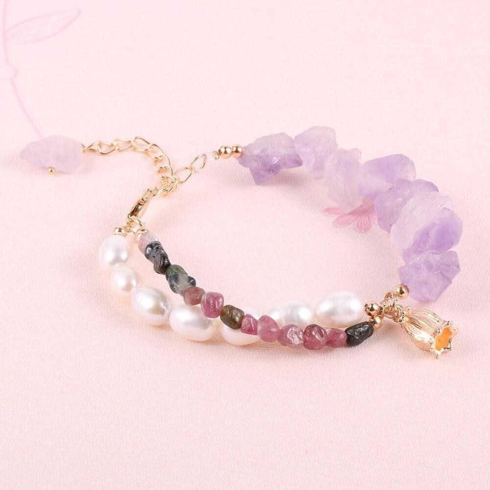 Amethyst Crystal Bracelets Fusion