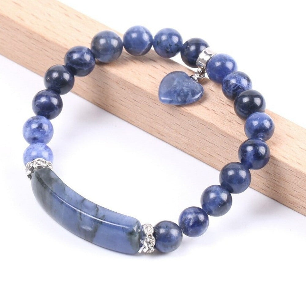 Blue Sodalite Crystal Bracelet