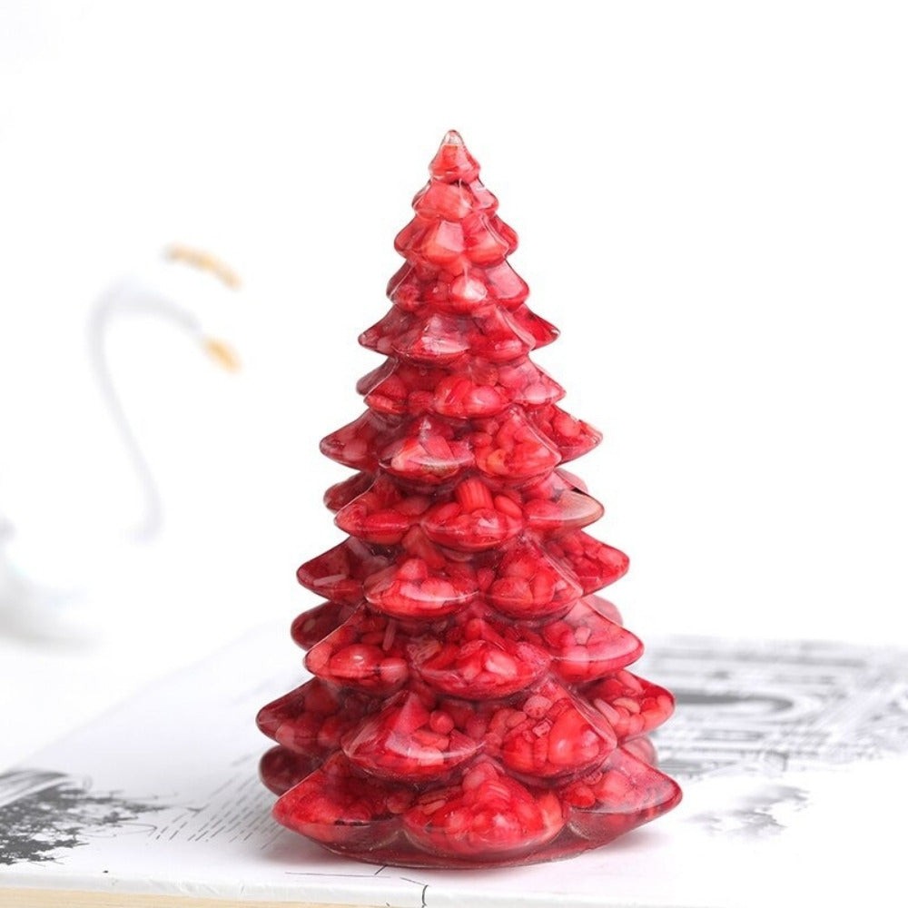 Natural Gemstone Christmas Tree