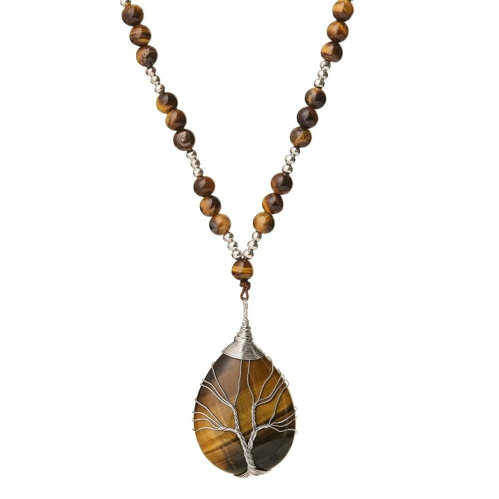 Tree of Life Bead Mala Necklace