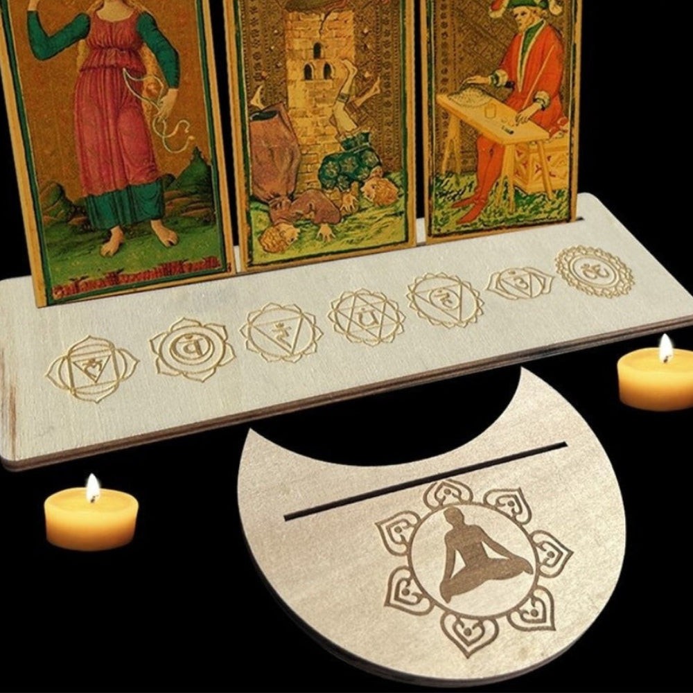 Wooden Tarot Card Divination Altar