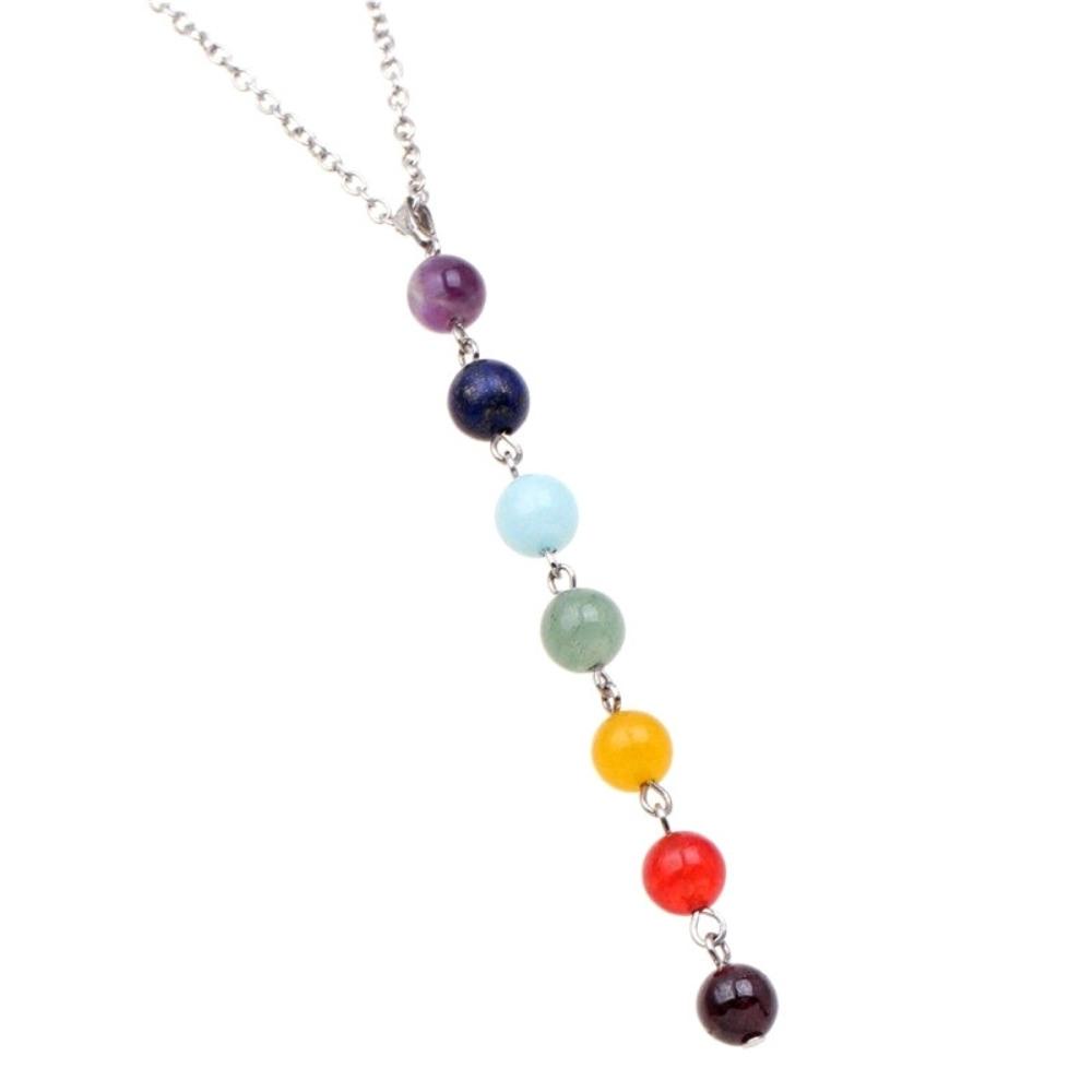 Reiki 7 Chakra Beaded Necklace