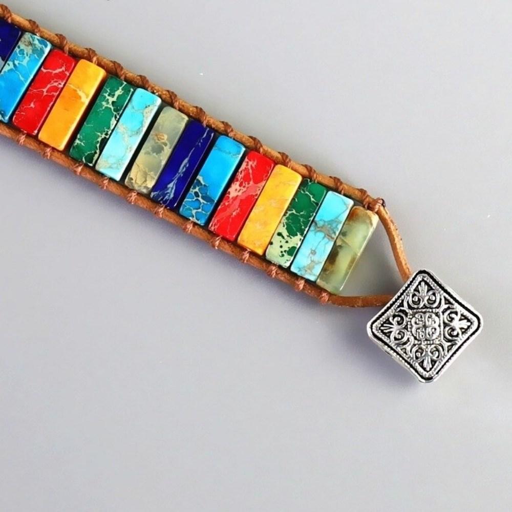 Handmade 7 Chakra Energy Stone Bracelet