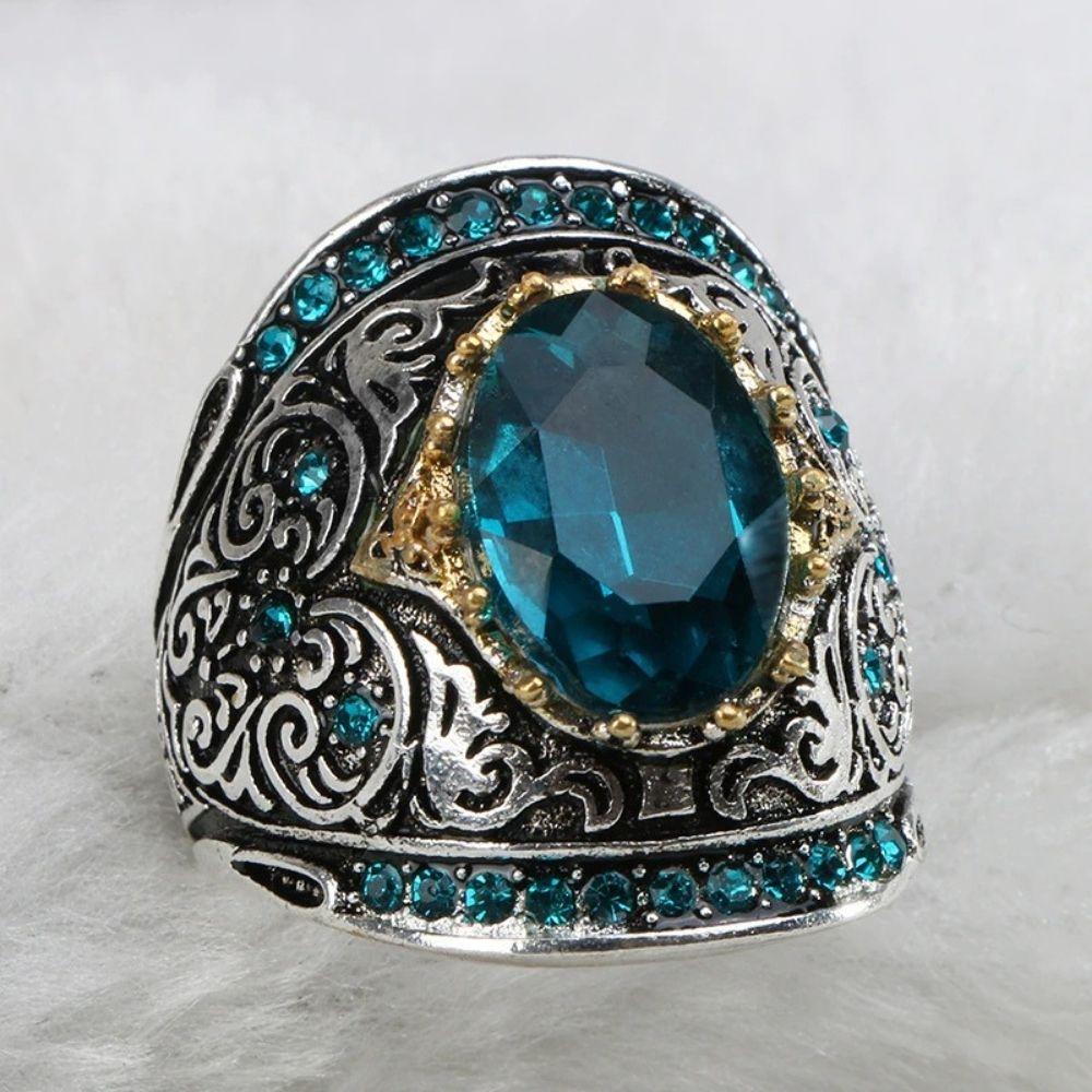 Sea Treasure Aquamarine March Birthstone Ring