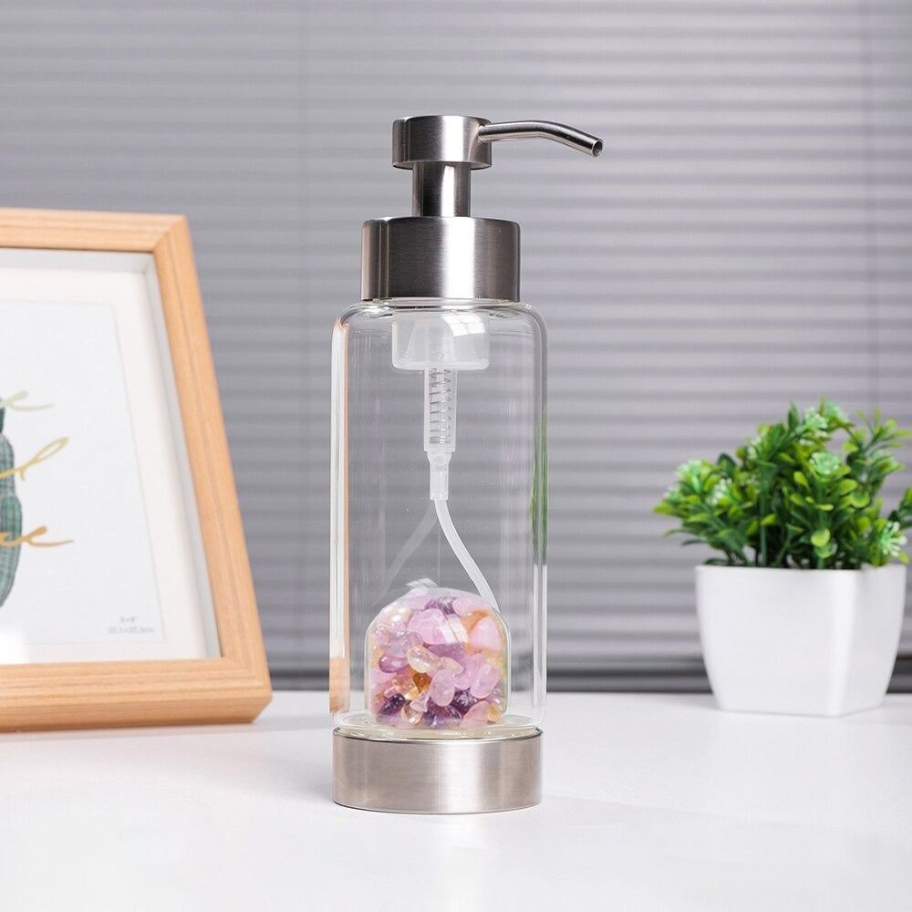 Shampoo & Soap Crystal Bottle Dispenser