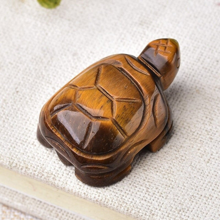 Natural Crystal Turtle Carving