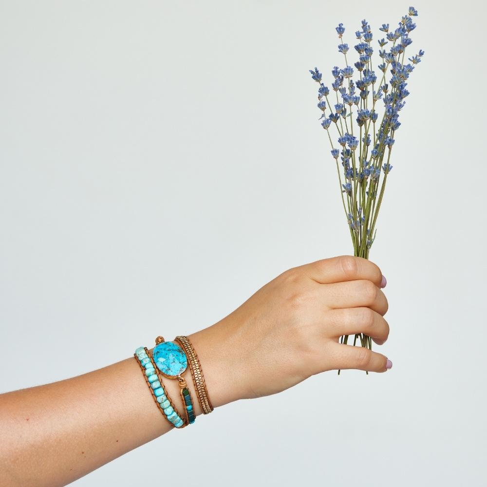 Jasper Waves Bracelet