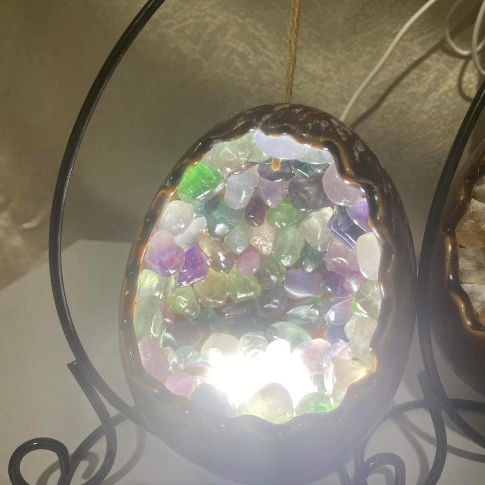 Dragon Egg Crystal Lamp
