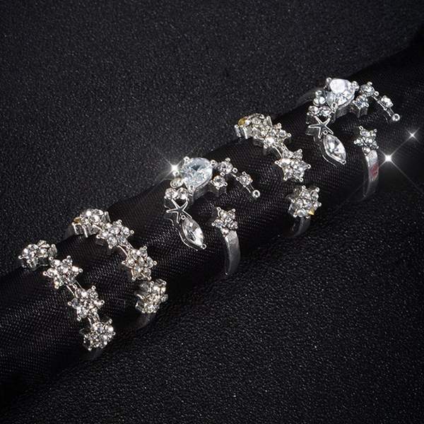 Lunar & Stars Bliss Ring Set