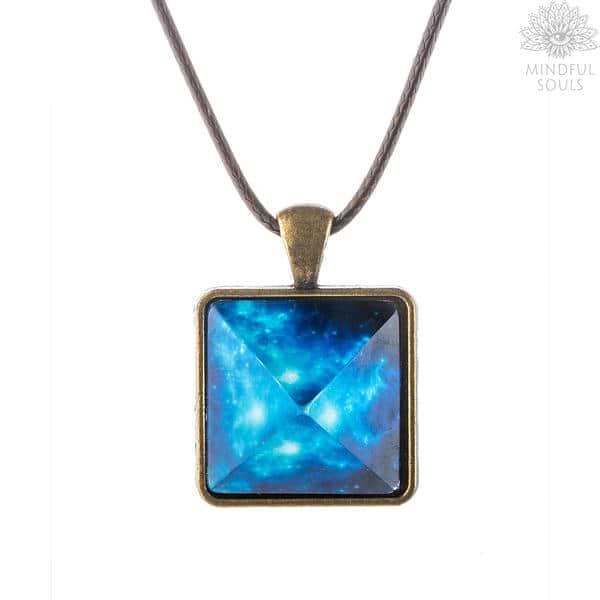 Glowing Ancient Pyramid Crystal Necklace