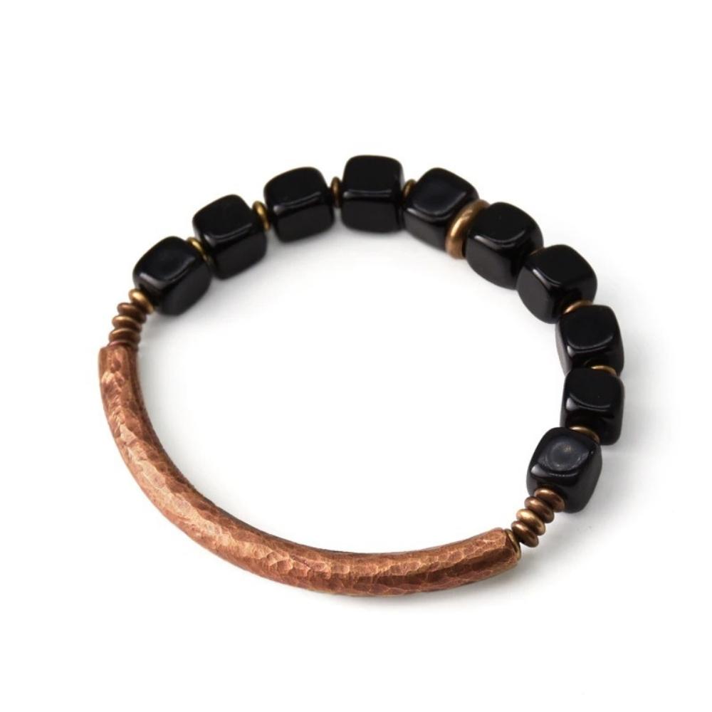 Obsidian Stone Copper Protection Bracelet