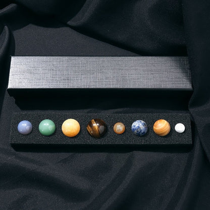 Natural Gemstone Solar System Set