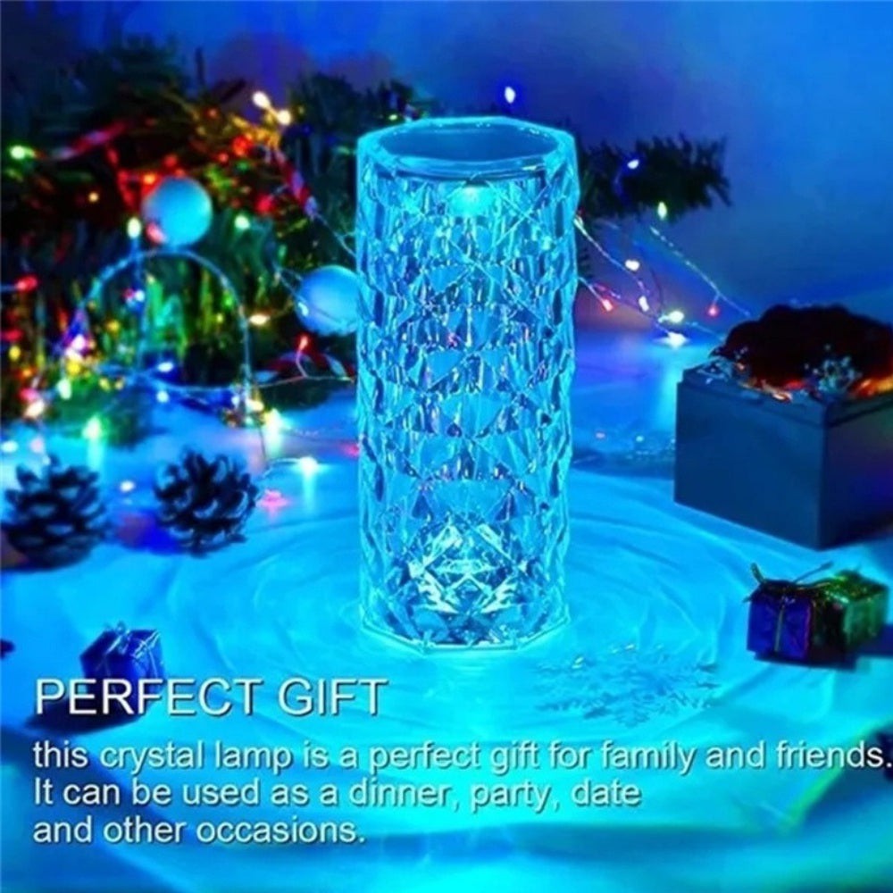Sparkling Crystal Glass Lamp
