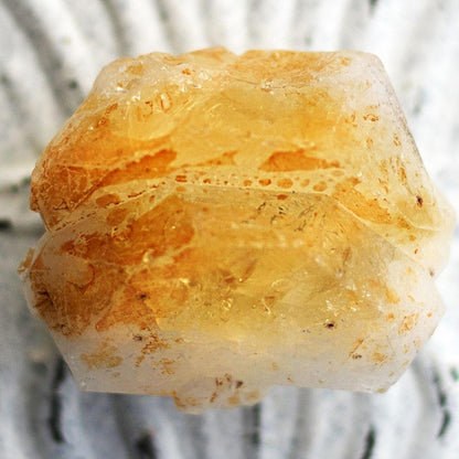 Citrine Point with Natural Sides
