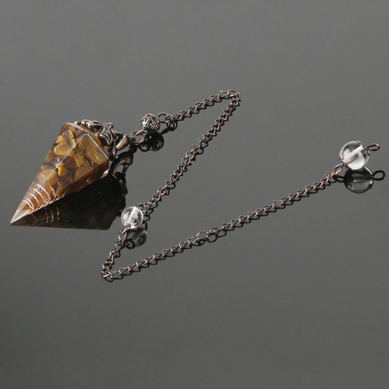 Crystal Gemstone Divination Pendulum