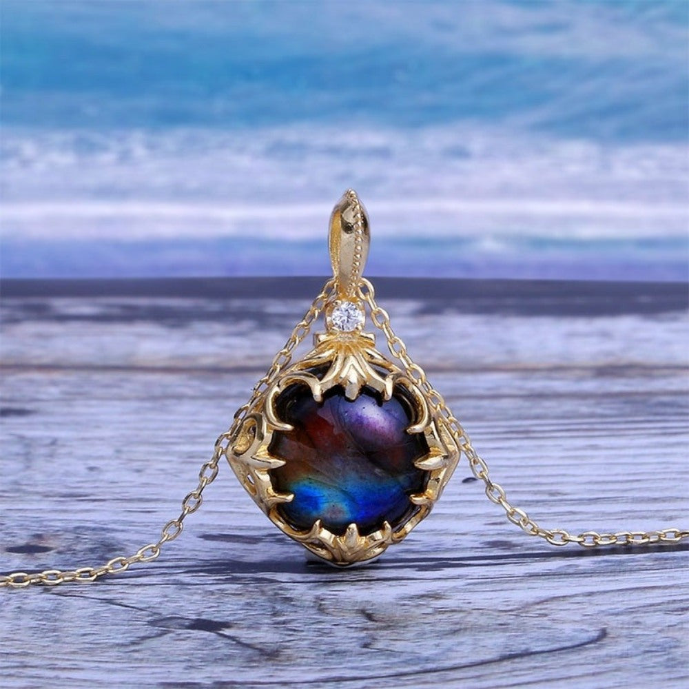 Star Nebula Labradorite Necklace