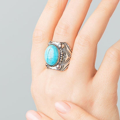 Turquoise Antiquity Ring