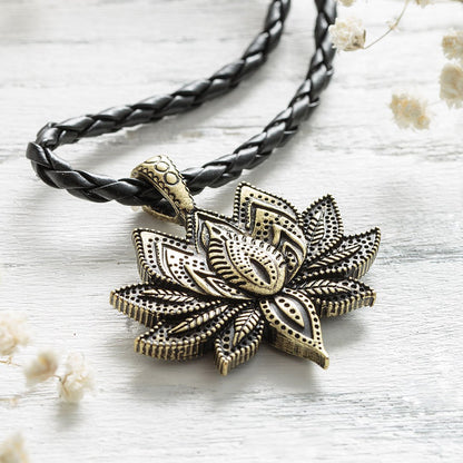 Renewal Lotus Flower Necklace