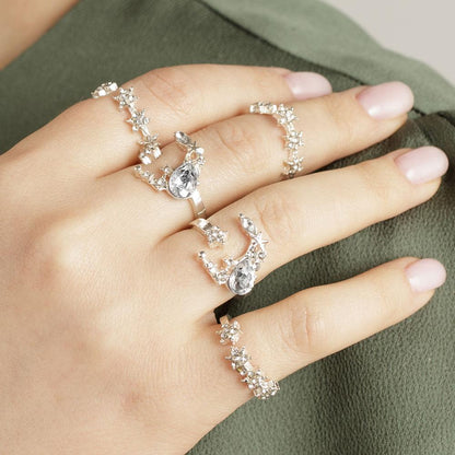 Lunar & Stars Bliss Ring Set