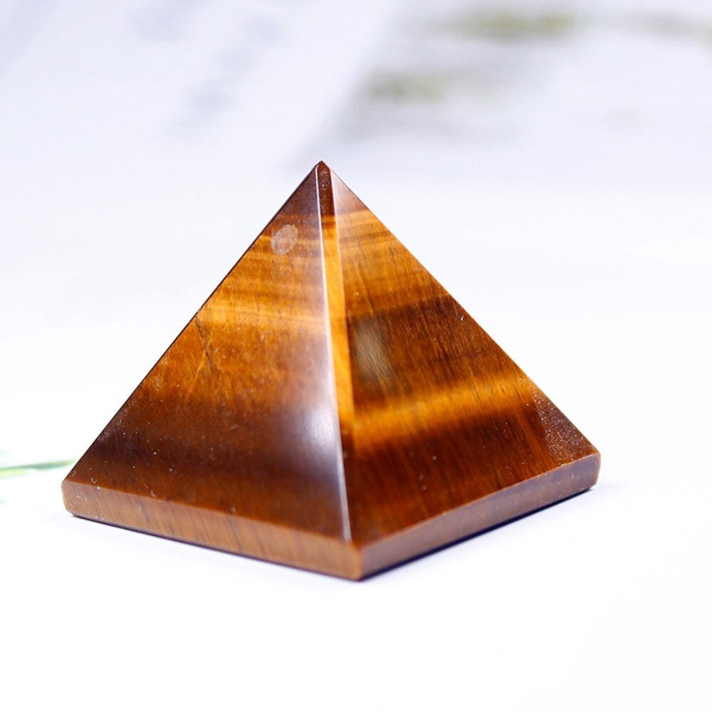 Tiger's Eye Bravery Pyramid