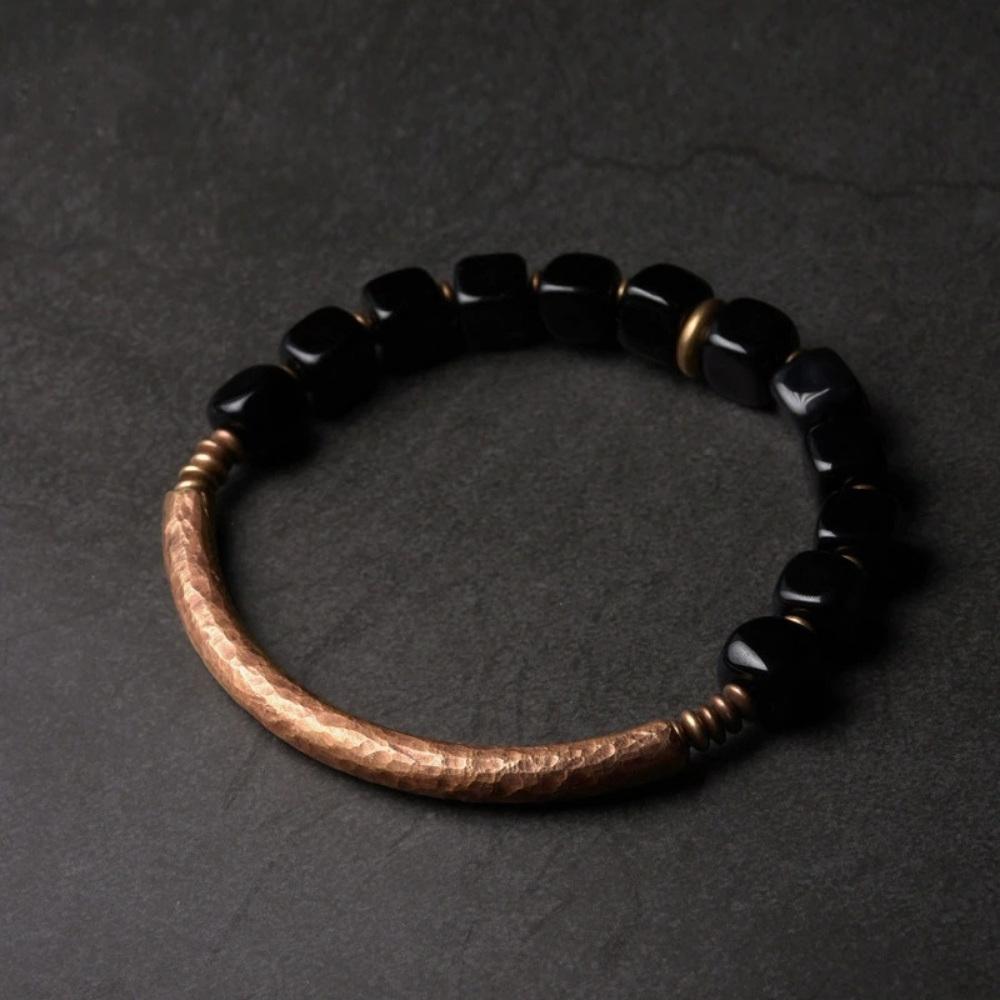 Obsidian Stone Copper Protection Bracelet