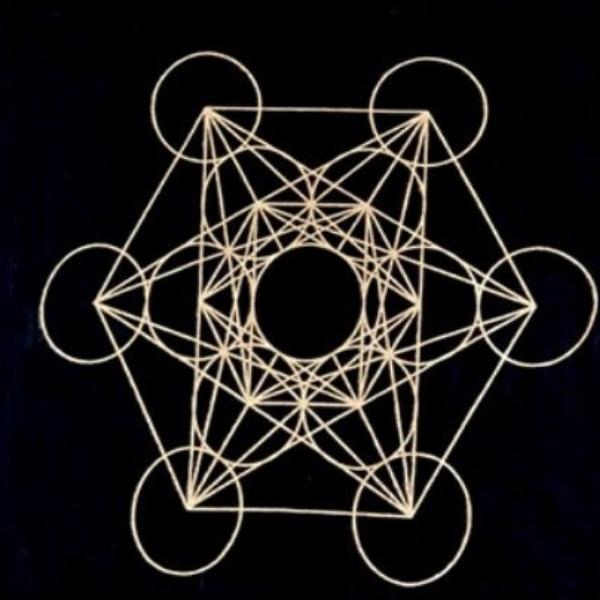 Cloth Metatron Crystal Grid Mat