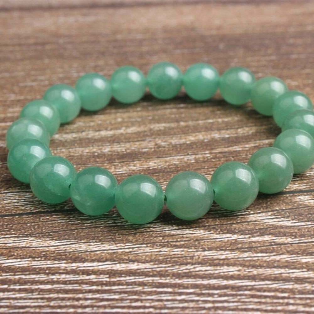 Green Aventurine Bead Bracelet