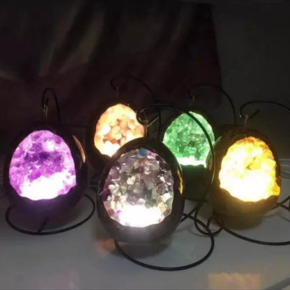Dragon Egg Crystal Lamps