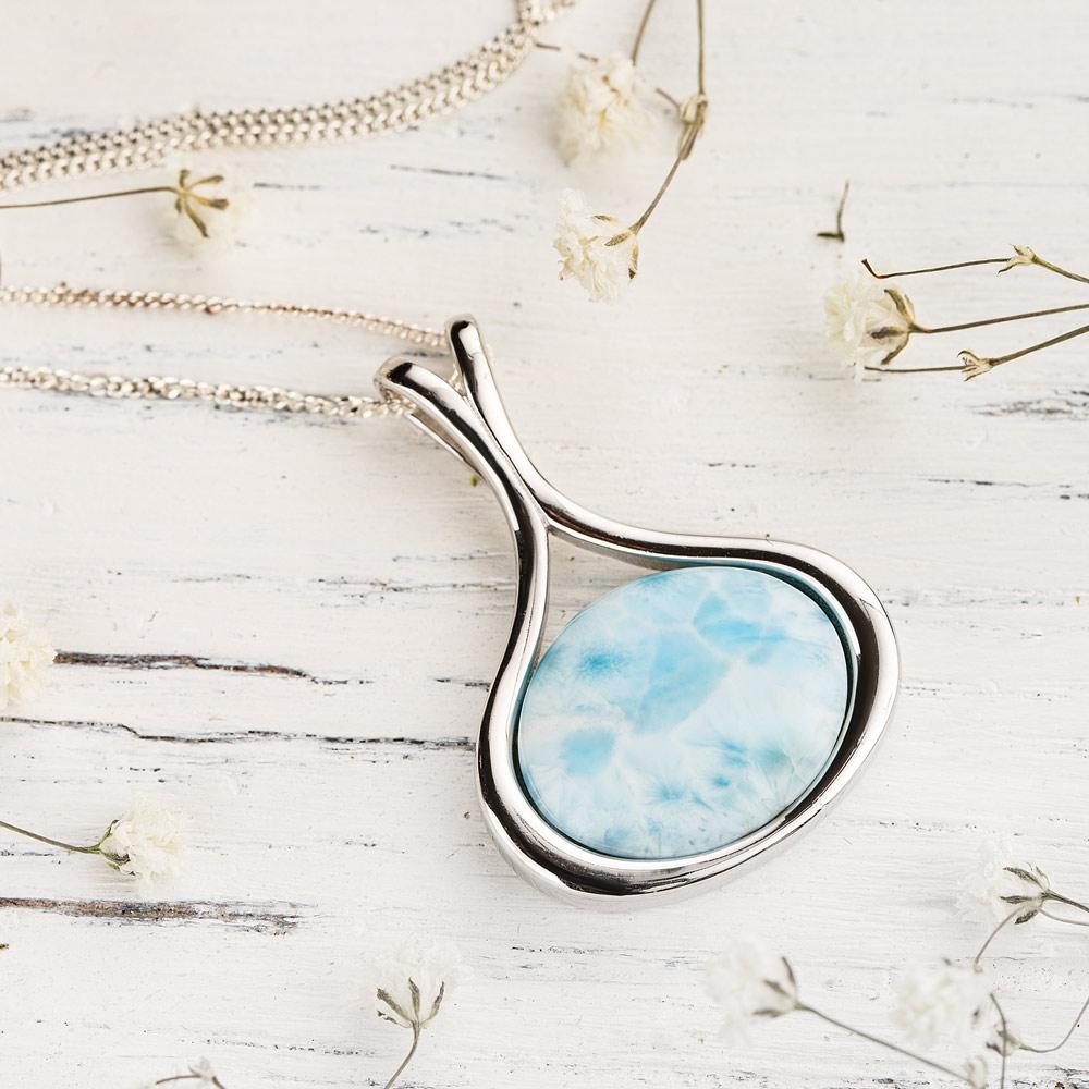 Larimar Mermaid Necklace