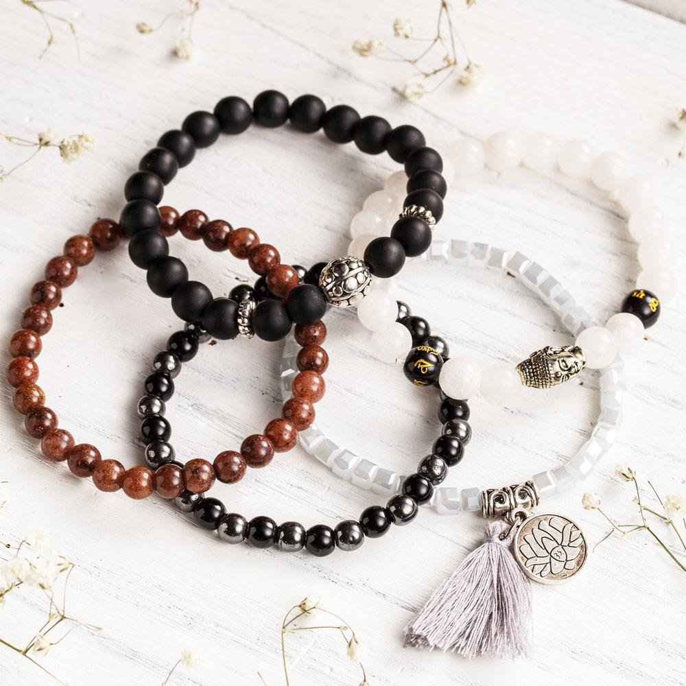 Buddha & Lotus Bracelet Set